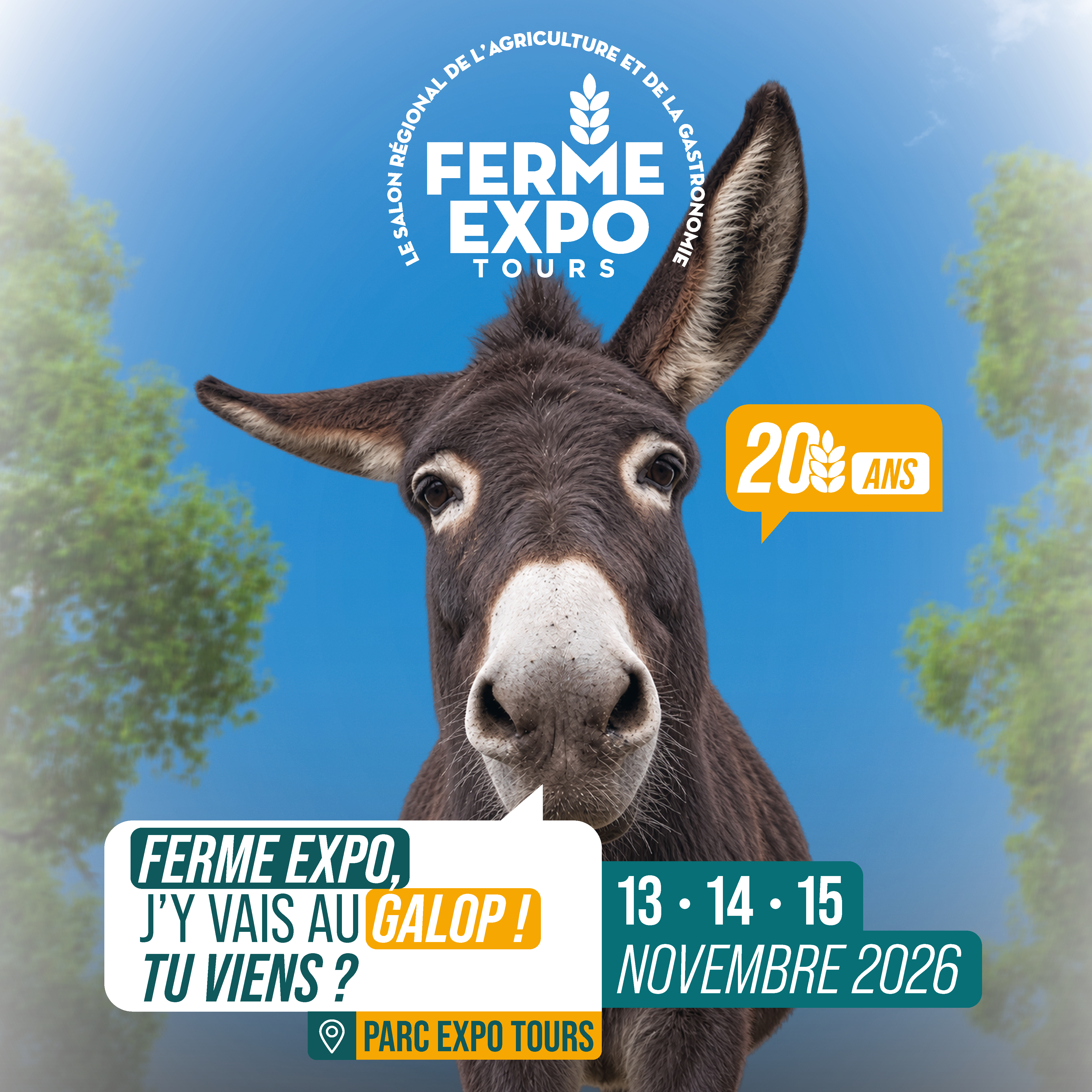 Campagne Ferme Expo 2026 : l'âne vous invite au salon