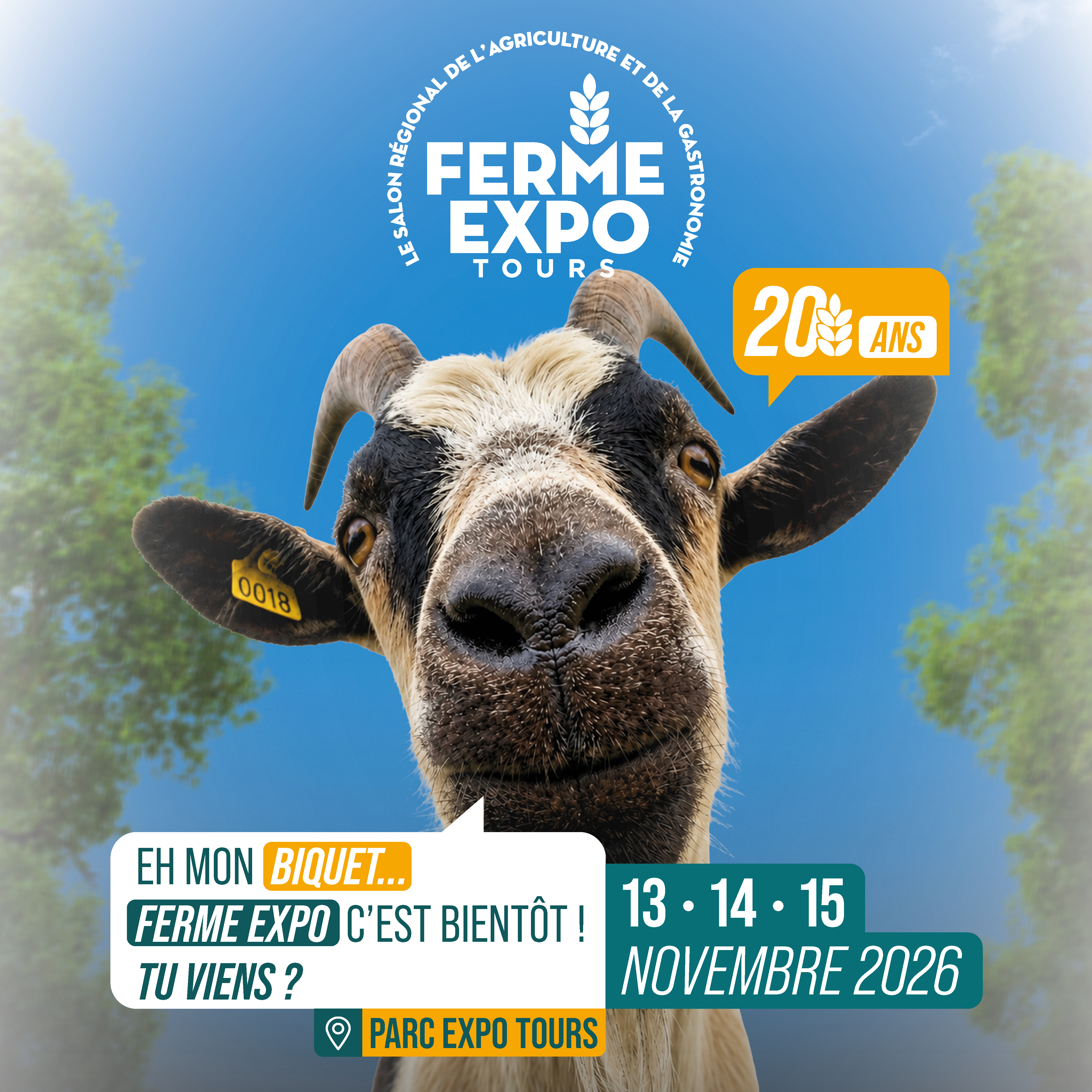 Campagne Ferme Expo 2026 : la chèvre vous invite au salon